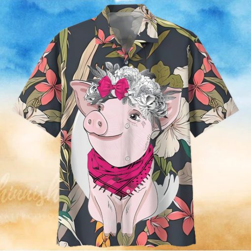 Pig Gray Amazing Design Unisex Hawaiian Shirt