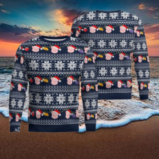 Pig Snowfalke Christmas Ugly Sweater