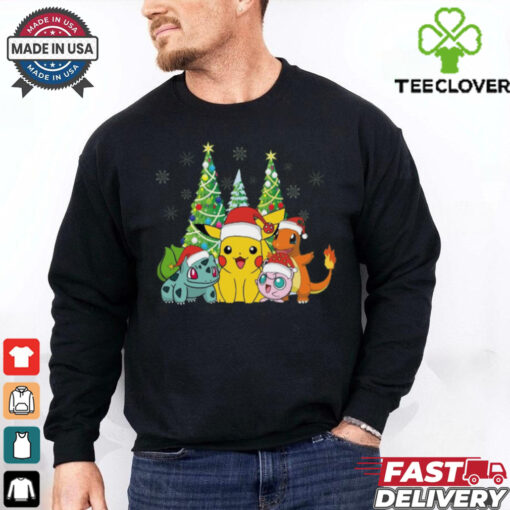 Pikachu Christmas Christmas Disney Family Merry Christmas shirt