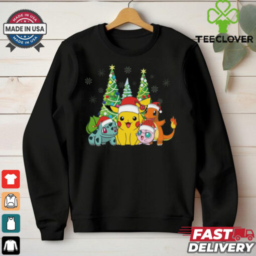 Pikachu Christmas Christmas Disney Family Merry Christmas shirt