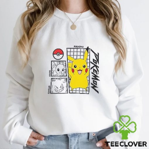 Pikachu Eevee Gengar T Shirt