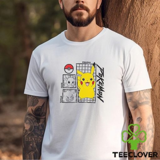 Pikachu Eevee Gengar T Shirt