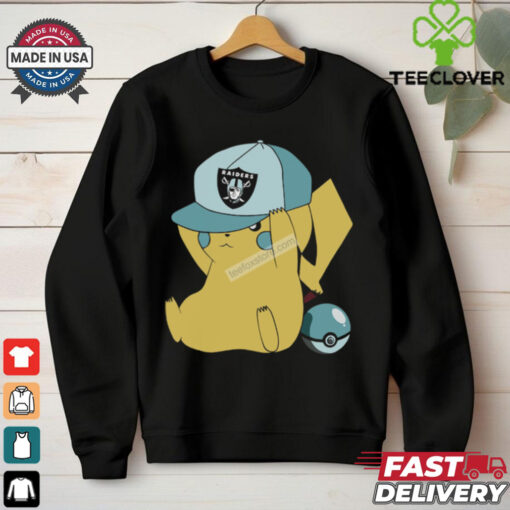 Pikachu Las Vegas Raiders Graphic T Shirt