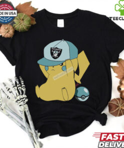Pikachu Las Vegas Raiders Graphic T Shirt