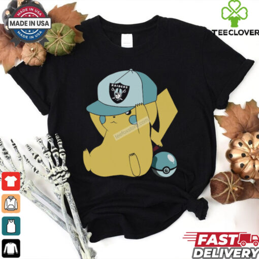 Pikachu Las Vegas Raiders Graphic T Shirt