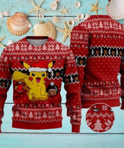 Pikachu Pokemon Christmas Ugly Christmas Sweaters