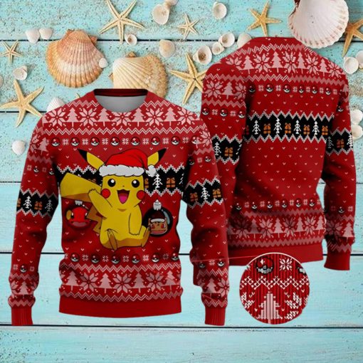 Pikachu Pokemon Christmas Ugly Christmas Sweaters