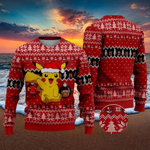 Pikachu Pokemon Christmas Ugly Christmas Sweaters