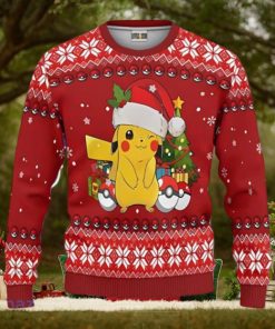 Pikachu Ugly Christmas Sweater Pokemon Unique Gift For Men And Women