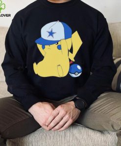 Pikachu wear the hat Dallas Cowboys football logo hoodie, sweater, longsleeve, shirt v-neck, t-shirt