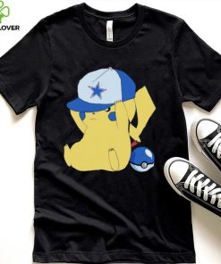 Pikachu wear the hat Dallas Cowboys football logo hoodie, sweater, longsleeve, shirt v-neck, t-shirt