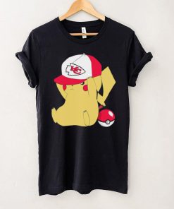 Pikachu wear the hat Kansas City Chiefs football logo hoodie, sweater, longsleeve, shirt v-neck, t-shirt