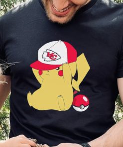 Pikachu wear the hat Kansas City Chiefs football logo hoodie, sweater, longsleeve, shirt v-neck, t-shirt