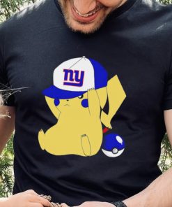 Pikachu wear the hat New York Giants football logo hoodie, sweater, longsleeve, shirt v-neck, t-shirt