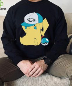 Pikachu wear the hat Philadelphia Eagles football logo hoodie, sweater, longsleeve, shirt v-neck, t-shirt