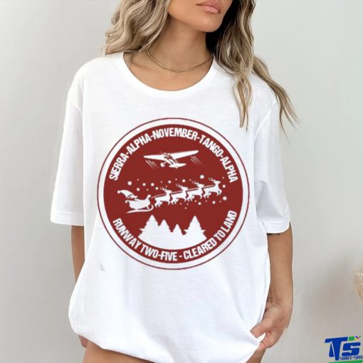 Pilot Christmas Aviation Air Traffic Controller Shirt