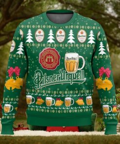 Pilsner Urquell Ugly Christmas Sweater 2023 Christmas Gift 3D Sweater