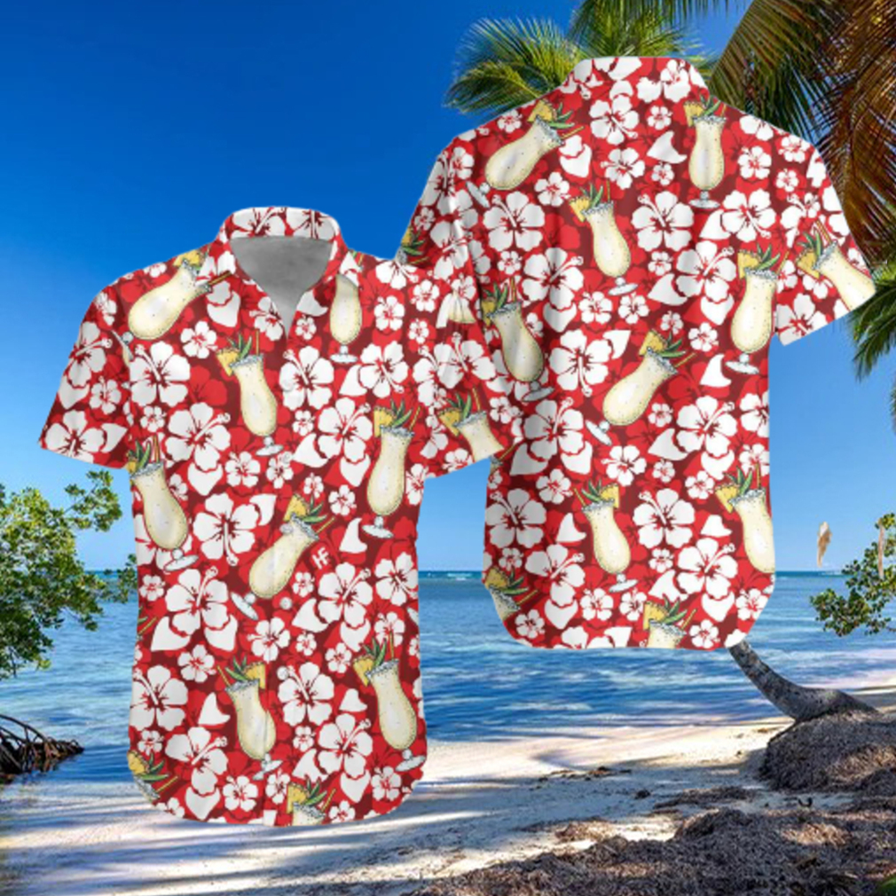 Pina Colada Cocktail Hawaiian Shirt Pina Colada Cocktail Hawaiian Shirt