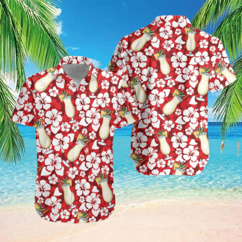 Pina Colada Cocktail Hawaiian Shirt Pina Colada Cocktail Hawaiian Shirt
