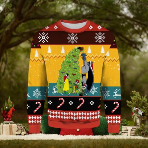 Pine Batman Ugly Christmas Sweater