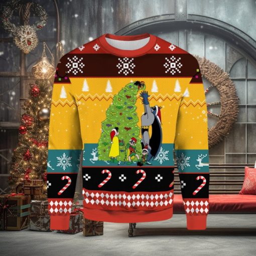 Pine Batman Ugly Christmas Sweater