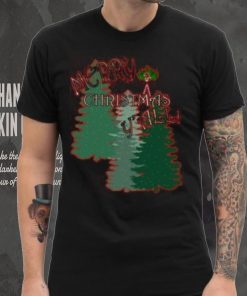 Pine Trees Merry Christmas Y’all Christmas T Shirt