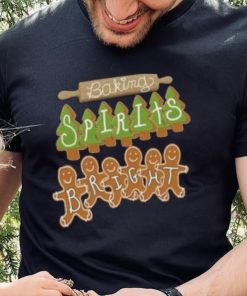 Pine tree and Happy Gingerbread baking spirits bright Christmas T Shirt 6 Pine tree and Happy Gingerbread baking spirits bright Christmas T Shirt