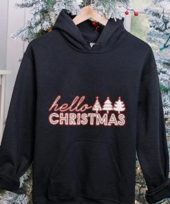 Pine tree hello Christmas T Shirt 1 Pine tree hello Christmas T Shirt