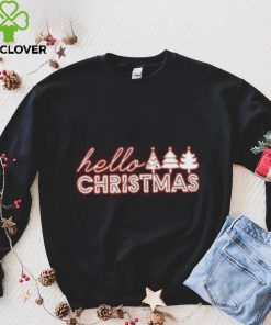 Pine tree hello Christmas T Shirt 4 Pine tree hello Christmas T Shirt