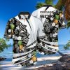 Personalized Boston Red Sox Flower Pattern Custom Name Tropical Hawaiian Shirt