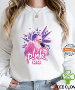 Pink Airbrushed 2024 Tour Shirt 1 Pink Airbrushed 2024 Tour Shirt