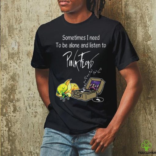 Pink Floyd Baby Yoda Shirt, Sometimes I Need To Be Alone And Listen To Pink Floyd T Shirt