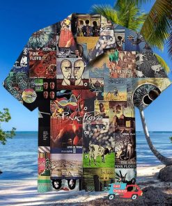 Pink Floyd Collage Universal Retro Hawaiian Shirt