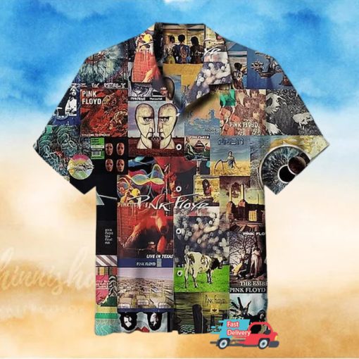 Pink Floyd Collage Universal Retro Hawaiian Shirt