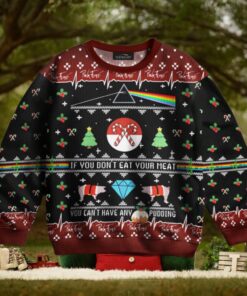 Pink Floyd DSOTM If you don’t eat your meat Ugly Christmas Sweater