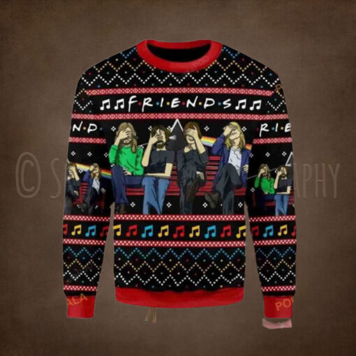 Pink Floyd Friends Chirstmas Gifts 2024 Xmas For Family And Friends Ugly Sweater