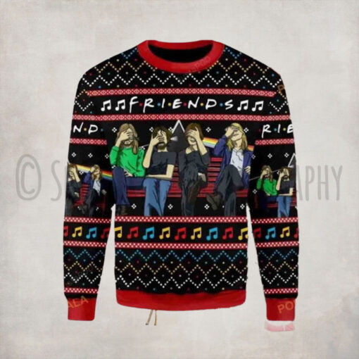 Pink Floyd Friends Chirstmas Gifts 2024 Xmas For Family And Friends Ugly Sweater