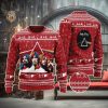 Denmark Viking Ugly Christmas Sweater Dragon Boat Fa La La La Valhalla 3D Christmas Sweater