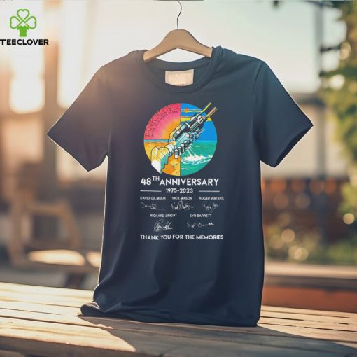 Pink Floyd Wish You Were Here 48th Anniversary Thank You For The Memories Signature Shirt