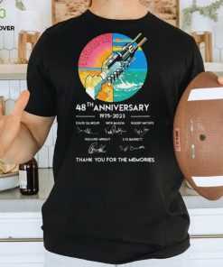 Pink Floyd Wish You Were Here 48th Anniversary Thank You For The Memories Signature Shirt