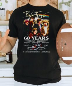 Pink Floyd band 60 years 1965 2025 thank you for the memories signatures hoodie, sweater, longsleeve, shirt v-neck, t-shirt