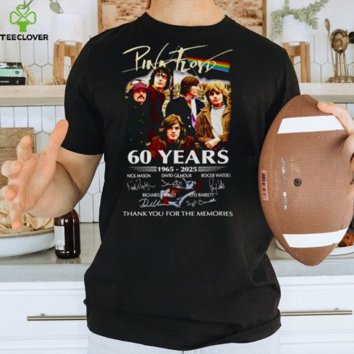 Pink Floyd band 60 years 1965 2025 thank you for the memories signatures hoodie, sweater, longsleeve, shirt v-neck, t-shirt