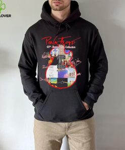 Pink Floyd band 60th anniversary collection guitar signatures shirt