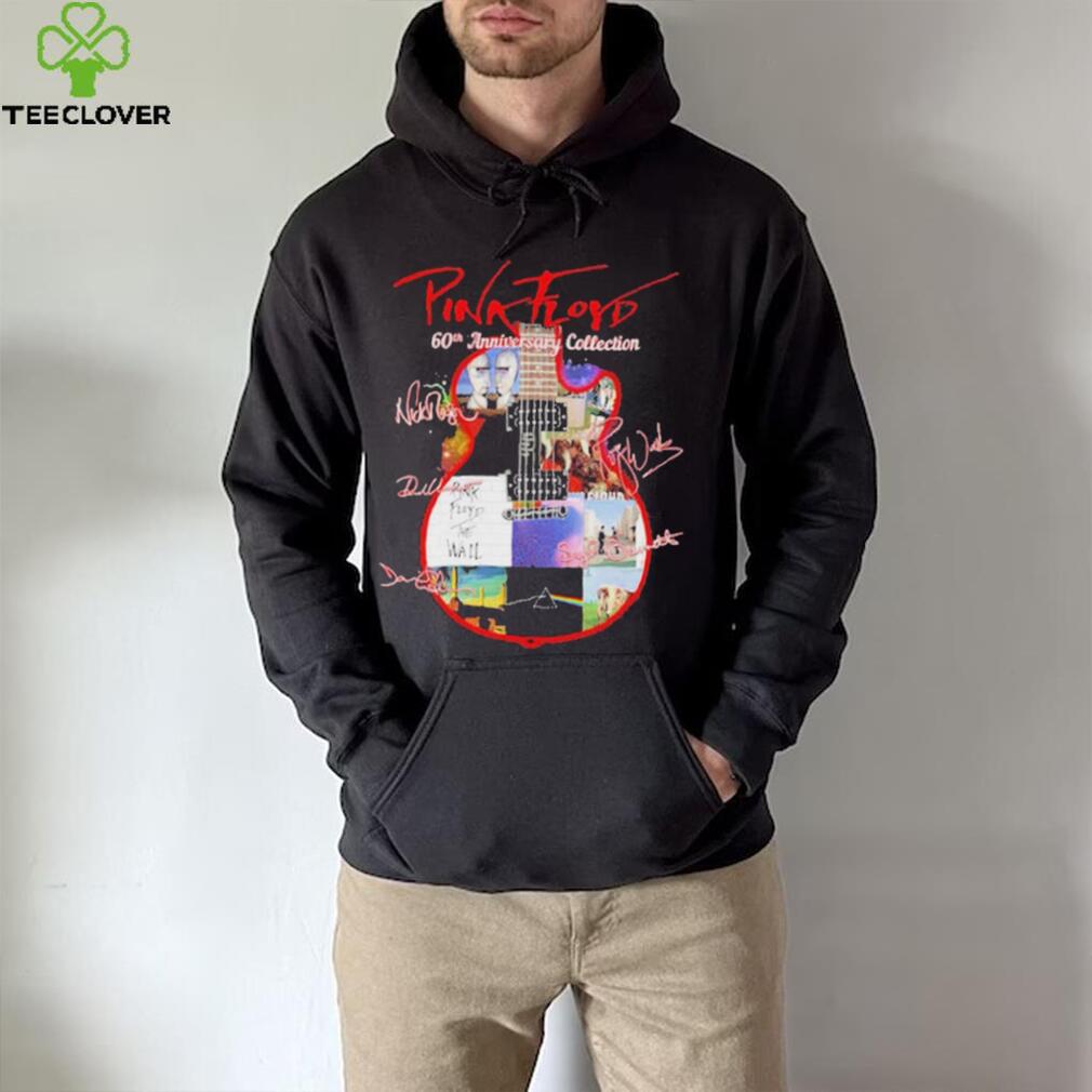 Pink Floyd band 60th anniversary collection guitar signatures shirt Pink Floyd band 60th anniversary collection guitar signatures shirt