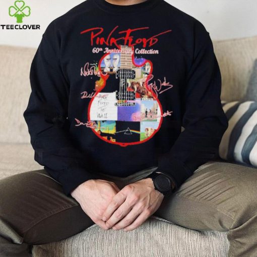 Pink Floyd band 60th anniversary collection guitar signatures shirt
