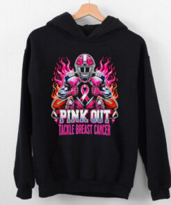 Pink Out Tackle Breast Cancer Awareness Football shirt