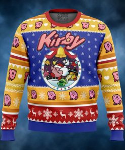 Pink Puff Christmas Kirby Ugly Christmas Sweater