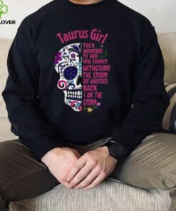Pink Sugar Skull Taurus Girl Birthday Shirt, For Women Taurus, Taurus Birthday
