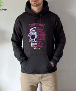 Pink Sugar Skull Taurus Girl Birthday Shirt, For Women Taurus, Taurus Birthday