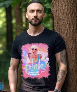 Pink Summer Carnival 2023 Trustfall Album shirt